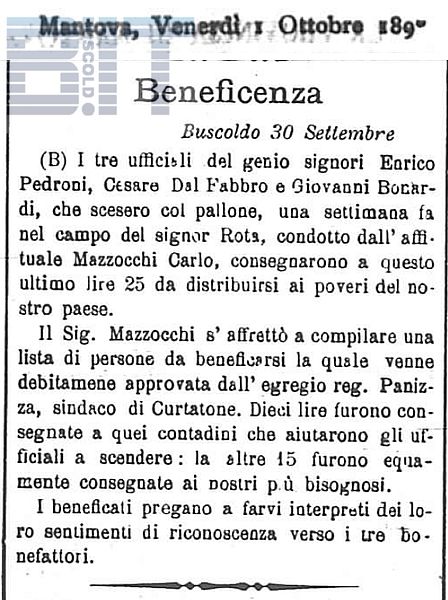 LA PROVINCIA DI MANTOVA 1 Ottobre 1897